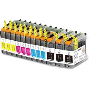 ERYI-Lc-223Xl Cartouches D'Encre Compatible Avec Brother Lc223 Xl Lc223Xl Lc221 Multipack, Pour Mfc-J4420Dw J4620Dw J4625Dw J480Dw J5320Dw J5620Dw J5720Dw J680Dw J880Dw Dcp-J4120Dw J562Dw - Neuf