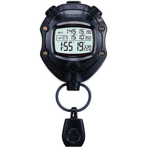 Chronomètre De Sport Étanche Hs80tw - Chronomètre De Course Durable Pour L'athlétisme, Le Terrain Et Le Football - Design Noir Élégant - Neuf