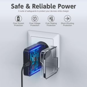 TIANYI-65W Chargeur USB C Ordinateur Portable Compatible avec ASUS Zenbook MacBook Pro/Air, Lenovo Thinkpad,HP Chromebook Acer,Huawei Matebook, Xiaomi Air,Samsung Chromebook, Tablettes Cordon d'alime - Neuf