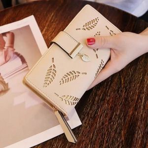 Portefeuille Femme En Cuir Pu Sac &Agrave; Main Long Portefeuille Grande Capacit&eacute; Multi-Cartes Fentes Sac &Agrave; Main Pour Femmes Porte-Monnaie Porte-Cartes Pochette..Khaki - Neuf