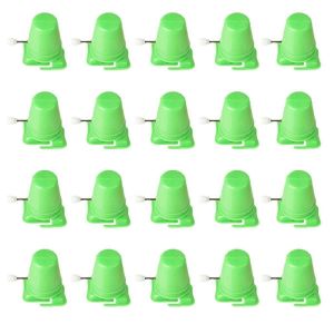 20Pcs Clockwork Legged Robot Wind Up Toy Movement pour Kid Green - Neuf
