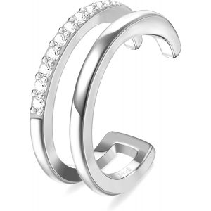 Kal-Boucles D'oreilles Manchette En Argent Sterling 925 Cz Boucles D'oreilles Manchette En Cartilage Helix Non Per&ccedil;antes Boucles D'oreilles Manchettes Conques Pour Femmes - Neuf