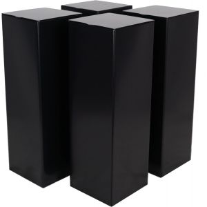 CMWS-| 4 bo&icirc;tes de conservation carr&eacute;es / bo&icirc;tes &agrave; th&eacute; en m&eacute;tal herm&eacute;tiques pour environ 250 g Earl Grey | 20,3 x 6,8 x 6,8 cm (H x l x P) | &Eacute;galement id&eacute;ales comme bo&icirc;te &agrave; caf&eacute; ou &agrave; &eacute;pices - Neuf