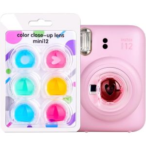 Mini Close Up Couleur Lens Filtre Set, Filtre Couleur Pour Fujifilm Instax Mini 12, 6 Pi&egrave;ces Filtres Objectif Pour Appareil Photo Instantan&eacute;, Accessoires De Cam&eacute;ra Pour Polaroid Mini 12[Z2634] - Neuf