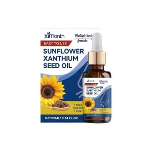 Ximonth De Tournesol Xanthium Huile Caresse Et Purifie Le Nez Pour Soulager L'inconfort Et Offrent Un Confort Nasal De Soins À L'huile Essentielle De - Neuf