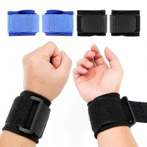 Attelle De Poignet Et De Main Ajustable, Pour L'arthrite Sportive Et Les Entorses Tendineuses, Noire - Neuf