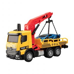 Camion de chantier à l'échelle 1/50, jouet éducatif pour les jeunes enfants, cadeau de Noël, fête - Neuf