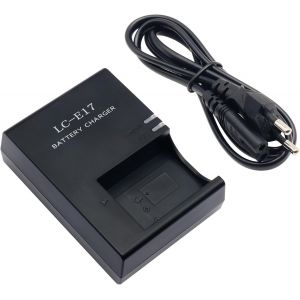 LC-E17 Chargeur rapide compatible avec LP-E17 pour Canon EOS Rebel T7i T6i T6s SL2 SL3 77D 200D 800D 850D 8000D 760D 750D M3 M6 M6 Mark II M5 Kiss X8i appareils photo reflex numériques et plus encore - Neuf