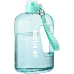 Checarzhn--No1-Bouteille D'eau, 2,5 L Water Bottle Gourde Sport Gourde Reutilisable Sans Bpa Anti-Fuite, Bouteille Avec Traqueur De Marqueur De Temps Pour Sport, Gym, Voyage - Neuf