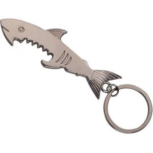 Requin Ouvre-Bouteille Porte-Cl&eacute;s En M&eacute;tal Porte-Cl&eacute;s Cr&eacute;atif Pendentif Pour L'ouverture De La Bouteille De Vin Hang Key Decoration - Neuf