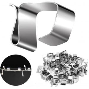 Jgd-100 Pi&egrave;ces Crochet De Goutti&egrave;re, Crochets De Goutti&egrave;re De Toit Ext&eacute;rieurs, Crochets De Toit De Lumi&egrave;res De Vacances Pour Les Lumineuse Int&eacute;rieur Et Ext&eacute;rieur Universel [Classe &Eacute;nerg&eacute;tique A] - Neuf