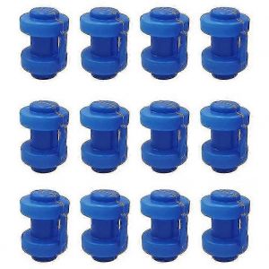 12 Pcs Capuchons De Trampoline 25 Mm,Capuchons D'extrémité De Trampoline Pour Fixer Le Filet De Sécurité Aux Pôles Du Filet De T - Neuf