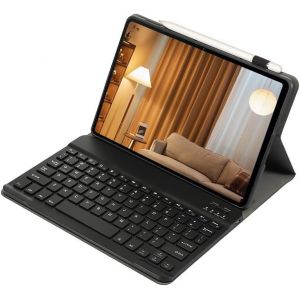 &Eacute;tui De Clavier Pour Samsung Galaxy Tab A 10,1"" (T580/T585) Avec Clavier Qwerty Magn&eacute;tique Amovible Pour Galaxy Tab A,Noir - Neuf