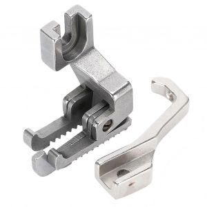 2 Pcs Pied-De-Biche Avec Cutter Haute Basse Synchrone Machine &Agrave; Coudre Accessoires 1/8 (0.3cm) - Neuf