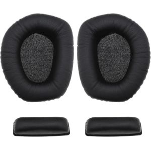 KAL-Paire Coussinets D'Oreille Et 2Pcs Coussinets De Bandeau Compatible Avec Sennheiser Hdr165 Hdr175 Hdr185 Hdr195 Rs165 Rs175 Rs185 Rs195 Pour Casque Pièces De Rechange Pour Casque - Neuf