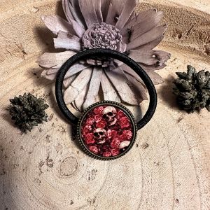 &Eacute;lastique Pour Cheveux Personnalis&eacute; - Cr&acirc;ne - Fait Main - Neuf