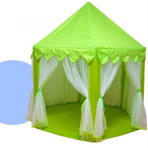 Tente D'interieur Pour Enfants, Belle Et Elegante, Anti-Moustiques, Pour Dormir Et Jouer, Chateau De Princesse, Tente De Jeu Verte Pour 2 Personnes - Neuf