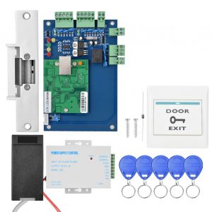 Kit De Controle D'acces De Porte Reseau A Carte Complete Tcp/Ip, Carte De Controle De Lecteur De Carte D'acces - Neuf