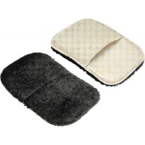 Gants De Cirage De Chaussures,Paquet De 2 Chiffons De Nettoyage Brillants Pour Bottes En Cuir,Noir - Neuf