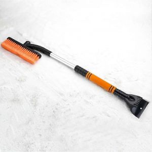 Grattoir a glace avec brosse pour RS4 2017, grattoir a glace 2 en 1, brosse a neige extensible avec poignee en mousse, taille A standard - Neuf