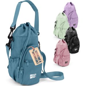 Acdsgd-Sac Porte Bouteille Eau Et Gourde Isotherme Transportable - 1.5l - Id&eacute;al Randonn&eacute;e, Sport & Voyage - Bandouli&egrave;re Ajustable, &Eacute;tanche Avec Rangement T&eacute;l&eacute;phone & Ultra L&eacute;ger - Neuf