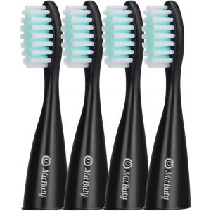 Brosse À Dents Électrique De Voyage Avec Têtes De Brosse De Rechange, Brosse À Dents Voyage Électrique Sonique Portable Étanche Ipx6 Fonctionnant Sur Piles - Étui Brosse A Dent Inclus - Neuf