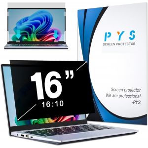 CAUC-Filtre de Confidentialit&eacute; 16 Pouces 16:10 pour PC Portable - Protecteur d'&Eacute;cran Anti-Regard/Pare-vue Lat&eacute;ral, Compatible Dell XPS, HP EliteBook, Lenovo Thinkpad - Neuf