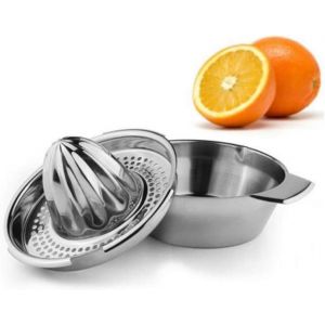 Presse-Agrumes Manuel En Acier Inoxydable, Presse-Citron, Extracteur De Jus D'orange Et De Pamplemousse, Presse-Citron Manuel Avec Récipient, Presse-Citron Manuel, Presse-Agrumes Manuel - Neuf