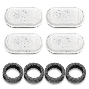 8pcs Filtres De Fontaine D'eau Pour Chat Remplacement Du Filtre De Fontaine Pour Chien Pour 67oz / 2l Fontaine D'eau Pour Animaux De Compagnie Stai - Neuf