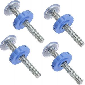 4pcs Pression B&eacute;b&eacute; Porte Vis Boulons Tiges De Broche Filet&eacute;es Marcher &Agrave; Travers Les Portes Accessoire - Neuf