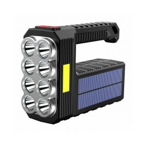 Lampe Torche Led Solaire Écologique ¿ Lampe De Travail Cob Rechargeable Par Usb Pour Le Camping, La Randonnée Et Les Aventures En Plein Air - Neuf