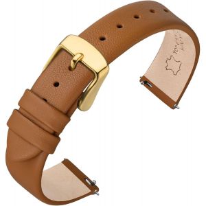 Bracelet De Montre En Cuir V&eacute;ritable Pour Homme Femme, D&eacute;gagement Rapide, Bande De Remplacement 12mm 13mm 14mm 16mm 18mm 20mm 22mm - Neuf