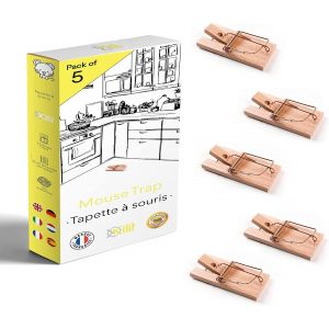 KALANKA-Piège à Souris Réutilisable - Tapette à Souris 5 Pièces pour Contrôle des Rongeurs - Solution Efficace de Piégeage pour Intérieur et Extérieur - Conception Durable et Sécurisée - Neuf