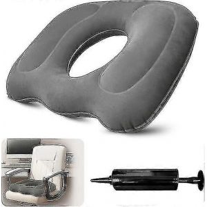 Coussin de siège orthopédique - Coussin de siège pour hémorroïdes avec pompe,coussin gonflable,coussin de siège pour les hémorroïdes pour chaise de bureau,voiture,fauteuil roulant,Pregna - Neuf