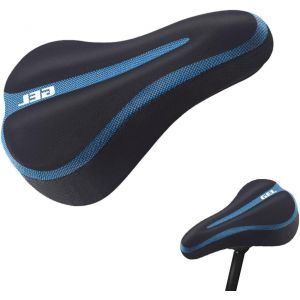 Housse Selle Absorbant Les Chocs,Coussin De Selle Pour V&eacute;lo En Silicone,Housse De Si&egrave;ge De V&eacute;lo En Gel,Housse De Selle De V&eacute;lo,Doux Pour Vtt De Montagne,V&eacute;lo De Route,17 X 29,5 Cm,Bleu - Neuf