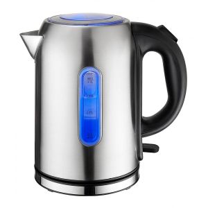 Bouilloire électrique transparente 1,7 L Verre inox LED 2200 W Sans BPA - Neuf