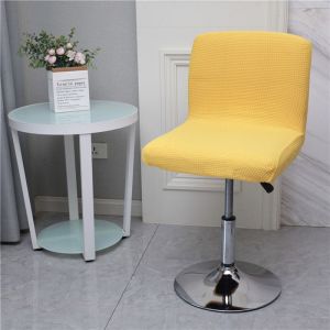 1 Pièces Élasticité Housse De Tabouret De Bar, Spandex Tissu Jacquard Housses De Chaise De Bar Doux Antidérapante Housse De Chaise Haute Amovible Couverture De Chaise De Pub - Neuf