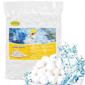 Promotion d'hiver,balles filtrantes de 500 g,boules de filtre de piscine,réutilisable,le média filtrant en fibre peut remplacer 25 kg de sable de quartz - Neuf