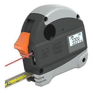 T&eacute;l&eacute;m&egrave;tre laser num&eacute;rique 40 m, ruban &agrave; mesurer en acier avec batterie rechargeable USB - Neuf