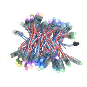 Ws2811 Lot De 50 Modules De Pixels Led Rvb Adressables Individuellement 12 Mm 12 V Pour Écran Led,Panneau Publicitaire,Étanche Ip68 - Neuf