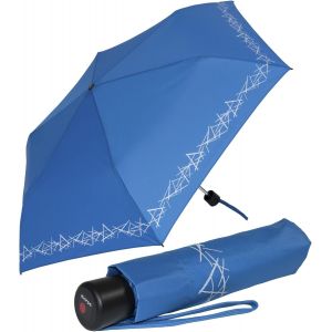 4Kids Parapluie de poche r&eacute;fl&eacute;chissant pour enfant avec bordure r&eacute;fl&eacute;chissante, Wild Horses, 90 cm, Parapluie de poche avec ouverture manuelle - Neuf