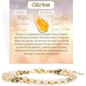 Tianyi-Bracelet Femme De Pierre Naturelle Perles, Cristal 4mm Perle Pierres Précieuses Bijoux Femme Cadeau - Neuf