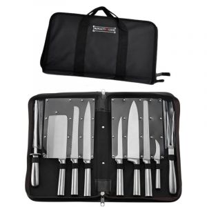 Ensemble De Couteaux Avec Sac De Transport Pliable Royalty Line Rlk10hl - Neuf