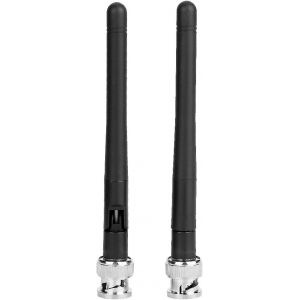 Antenne Uhf Abs, Antenne Uhf 2 Pièces Avec Connecteur Bnc Noir Adapté Pour Récepteur Sennheiser Ew100 Ew300 Ew500 G3 Hm - Neuf