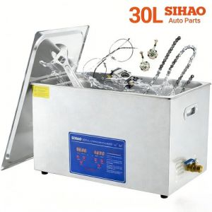 Nettoyeur ultrasonique-30L,220V/40KHZ-SIHAO-Professionnel-pour bijoux et lunettes,&eacute;cran LED,Capacit&eacute; de travail MAX 22.37L-Acier inox304 - Garantie 1 an - Neuf