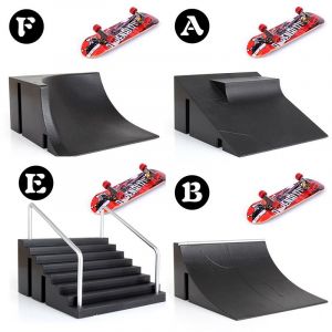 Kit de Skateboard à doigts,vélo à doigts,BMX,Mini Scooter à deux roues,planche à roulettes,accessoires d'entraînement sportif,rampes,Skate,parc,jouets - Type 112-ABEF - Neuf