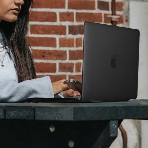 Coque Ultra Fin Et Transparent Compatible Avec Macbook Air 13 Pouces M1 A2337 A2179 A1932, 2020 2019 2018, &Eacute;tui Rigide En Plastique Case Pour Mac Air 13,3"" Avec Touch Id - Noir Sid&eacute;ral Crystal[L2238] - Neuf