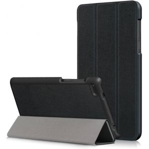 KAL-Custer Coque Pour Lenovo Tab 7 Essential Tb-7304F Tb-7304I Tb-7304X,Pu-Cuir Étui Housse Pour Lenovo Tab 7 Essential Tb-7304F Tb-7304I Tb-7304X - Noir - Neuf