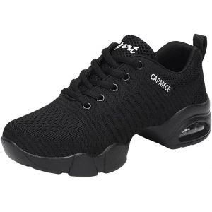 Femmes Chaussures De Danse Moderne Jazz Semelle Fendue Sport Sneaker - Neuf