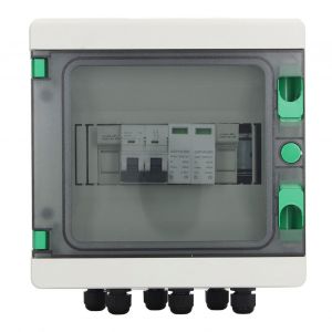 XYONG Boitier de combinaison solaire PV etanche a la poussiere IP65, sortie simple, entree simple, boitier de combinaison photovoltaique en PVC 550 V - Neuf